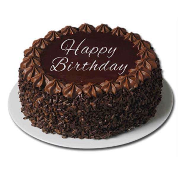 Happy Birthday Dark Truffle Chocolate Cake @ Best Price | Giftacrossindia