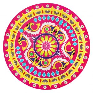 Beautiful Rangoli Sticker for Floor