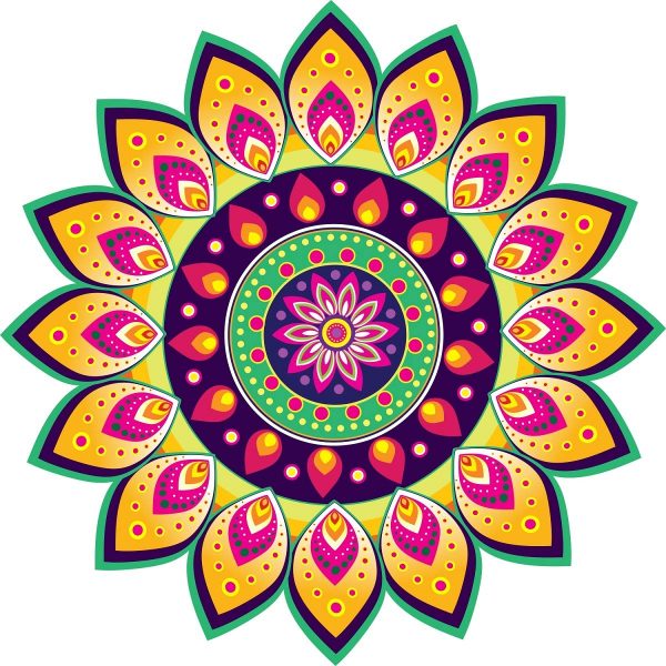 Beautiful Diwali Rangoli Sticker