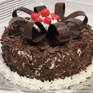 Chocolate Flower Black Forest Cake