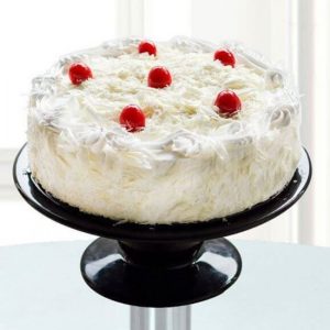 Cherry Toppings White Forest Cake